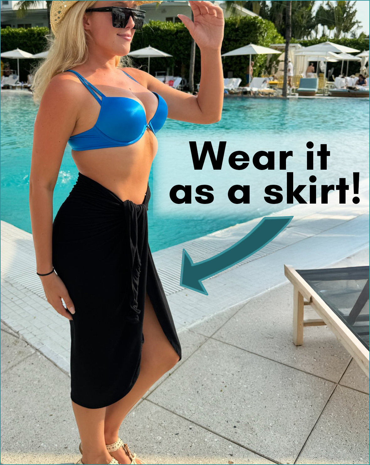 Wrap Bambou Noir Chic – Édition Limitée