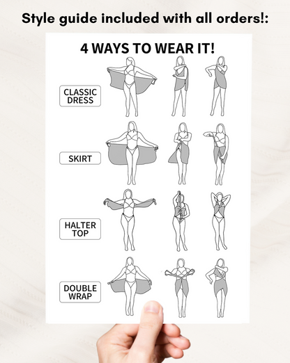 Wrap Bambou Noir Chic – Édition Limitée